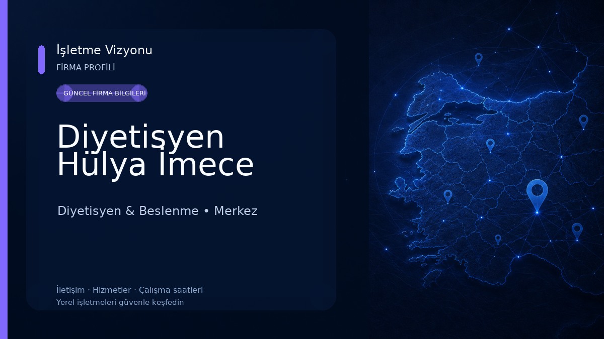 Diyetisyen Hülya İmece 