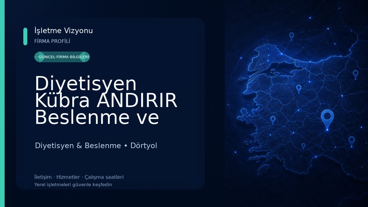 Diyetisyen Kübra ANDIRIR Beslenme ve Diyet Danısmanlığı