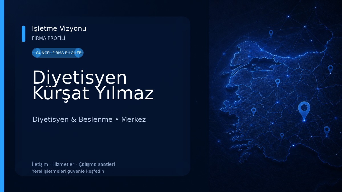 Diyetisyen Kürşat Yılmaz 