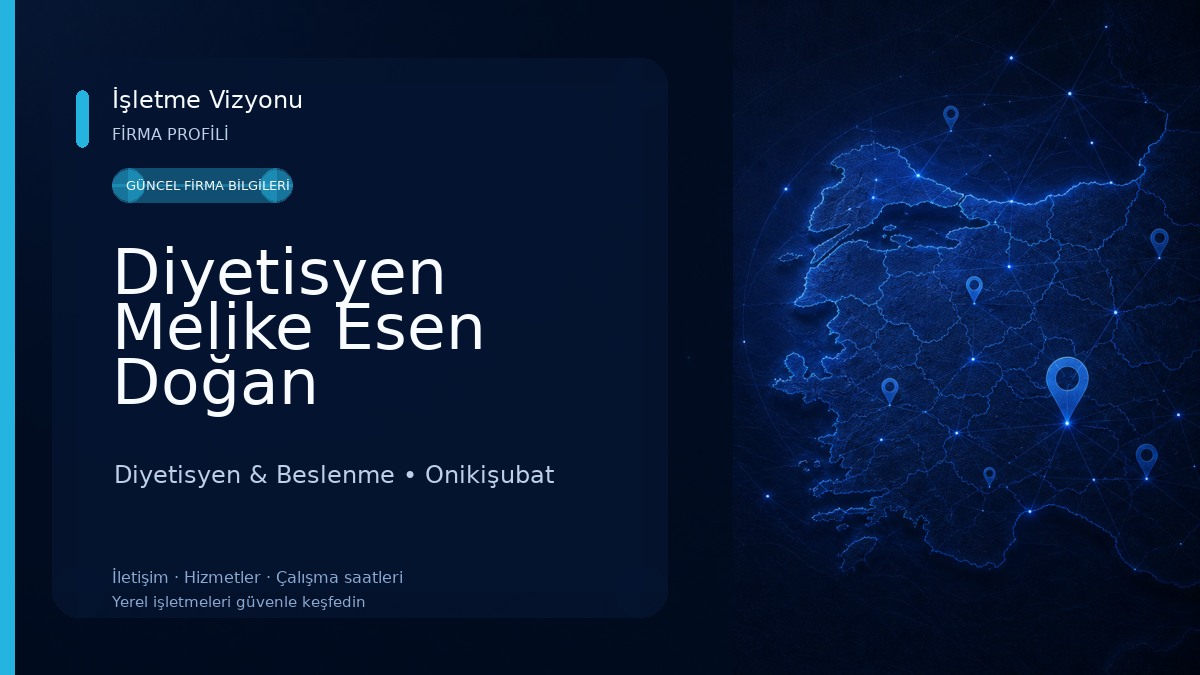 Diyetisyen Melike Esen Doğan Diyetisyen & Beslenme