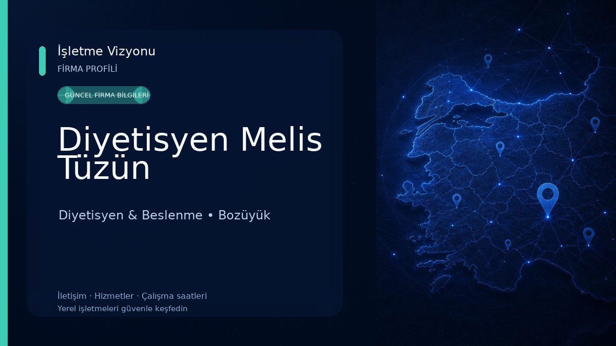 Diyetisyen Melis Tüzün Diyetisyen & Beslenme