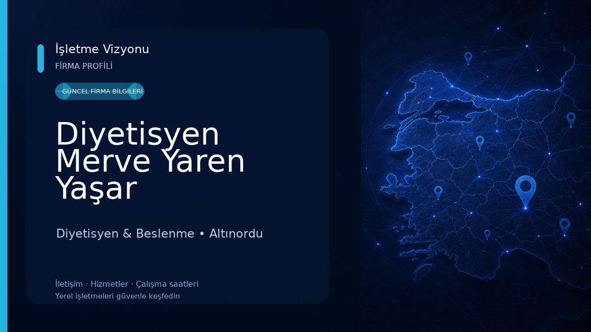 Diyetisyen Merve Yaren Yaşar 