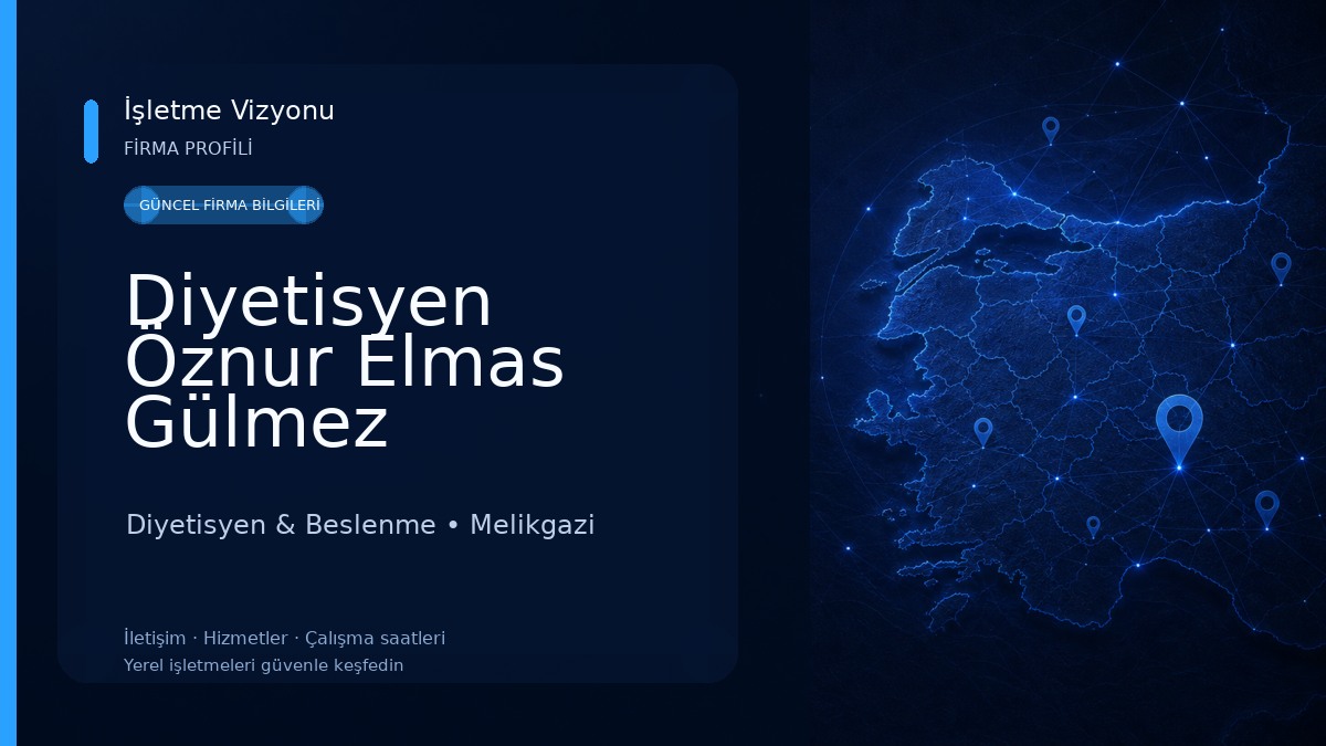 Diyetisyen Öznur Elmas Gülmez Diyetisyen & Beslenme