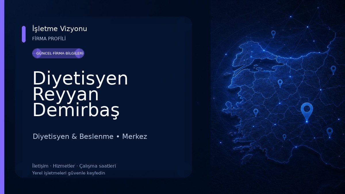 Diyetisyen Reyyan Demirbaş 