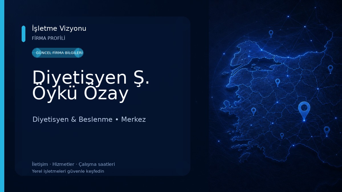 Diyetisyen Ş. Öykü Özay