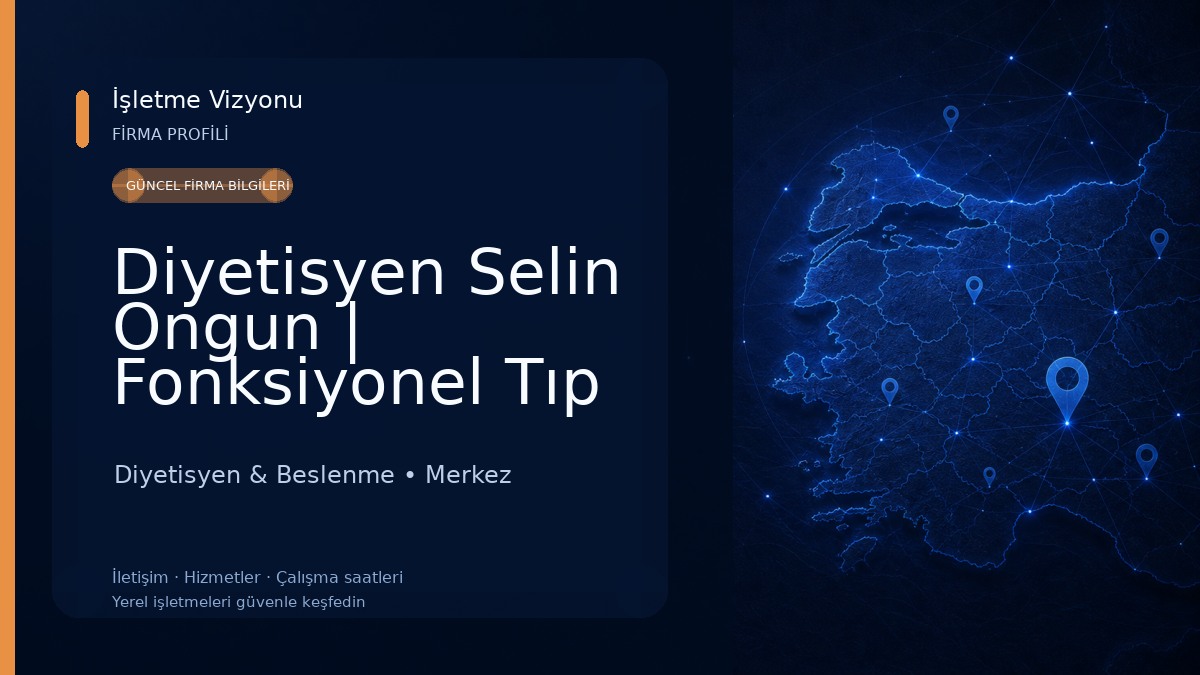 Diyetisyen Selin Ongun | Fonksiyonel Tıp