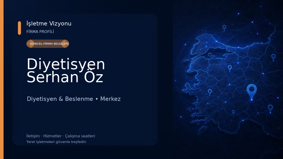 Diyetisyen Serhan Öz