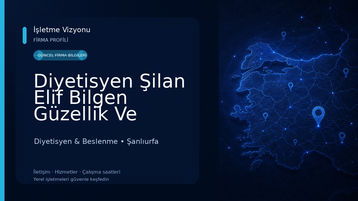 Diyetisyen Şilan Elif Bilgen Güzellik Ve Zayıflama Merkezi Diyetisyen & Beslenme