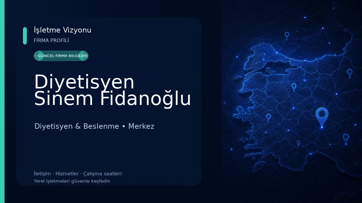 Diyetisyen Sinem Fidanoğlu