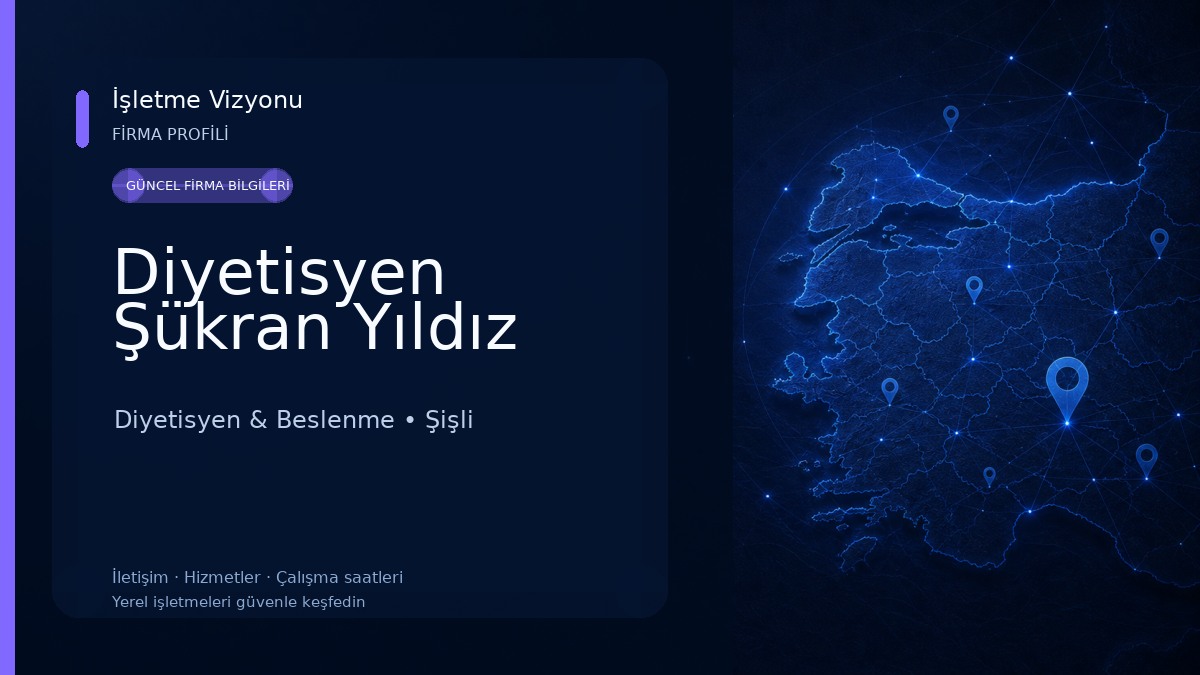Diyetisyen Şükran Yıldız Diyetisyen & Beslenme