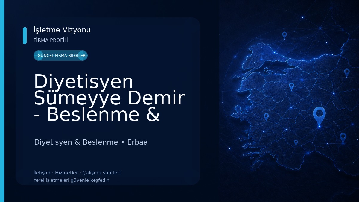 Diyetisyen Sümeyye Demir - Beslenme & Diyet Danışmanlığı