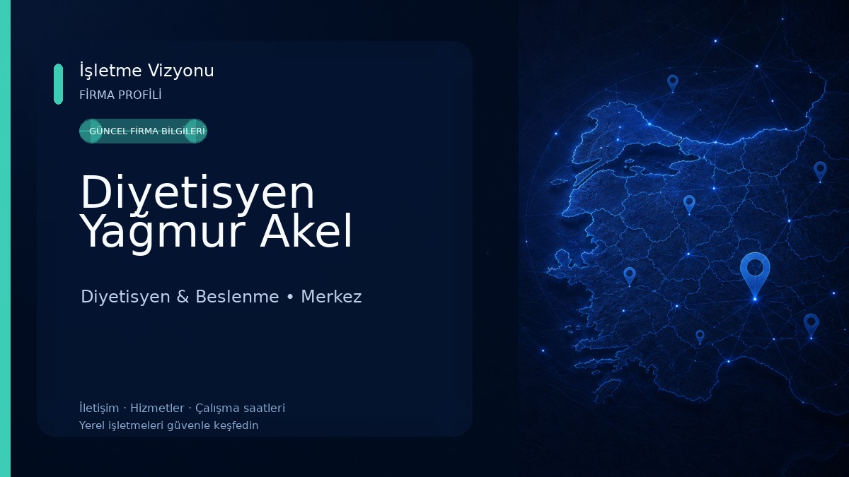 Diyetisyen Yağmur Akel