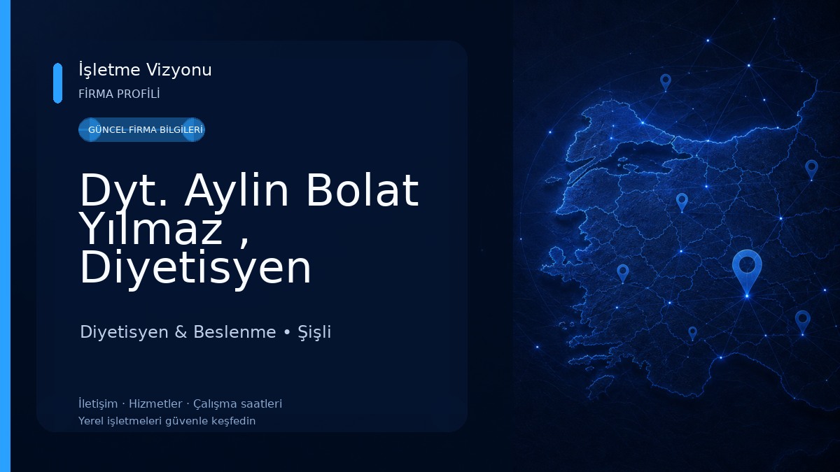Dyt. Aylin Bolat Yılmaz , Diyetisyen 