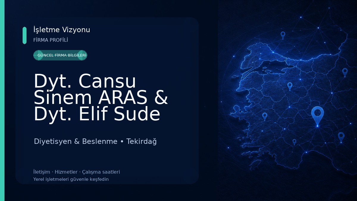 Dyt. Cansu Sinem ARAS & Dyt. Elif Sude KUBAT
