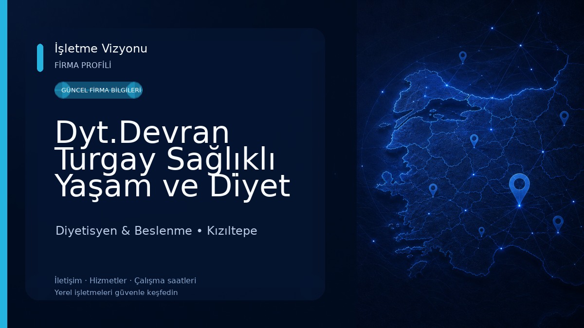Dyt.Devran Turgay Sağlıklı Yaşam ve Di̇yet Merkezi Diyetisyen & Beslenme