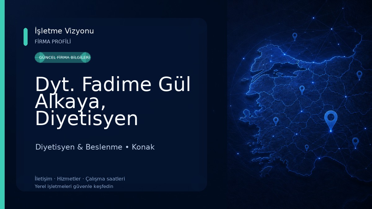 Dyt. Fadime Gül Alkaya, Diyetisyen Diyetisyen & Beslenme