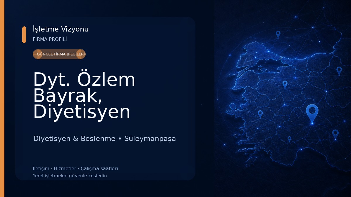 Dyt. Özlem Bayrak, Diyetisyen Diyetisyen & Beslenme