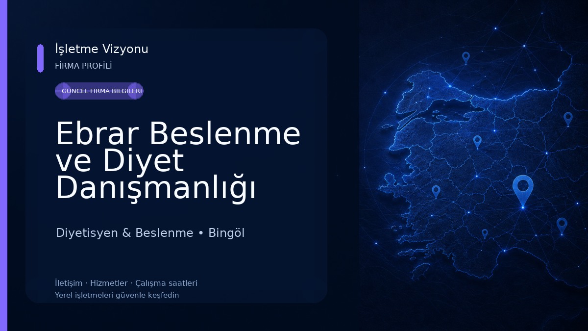 Ebrar Beslenme ve Diyet Danışmanlığı Diyetisyen & Beslenme