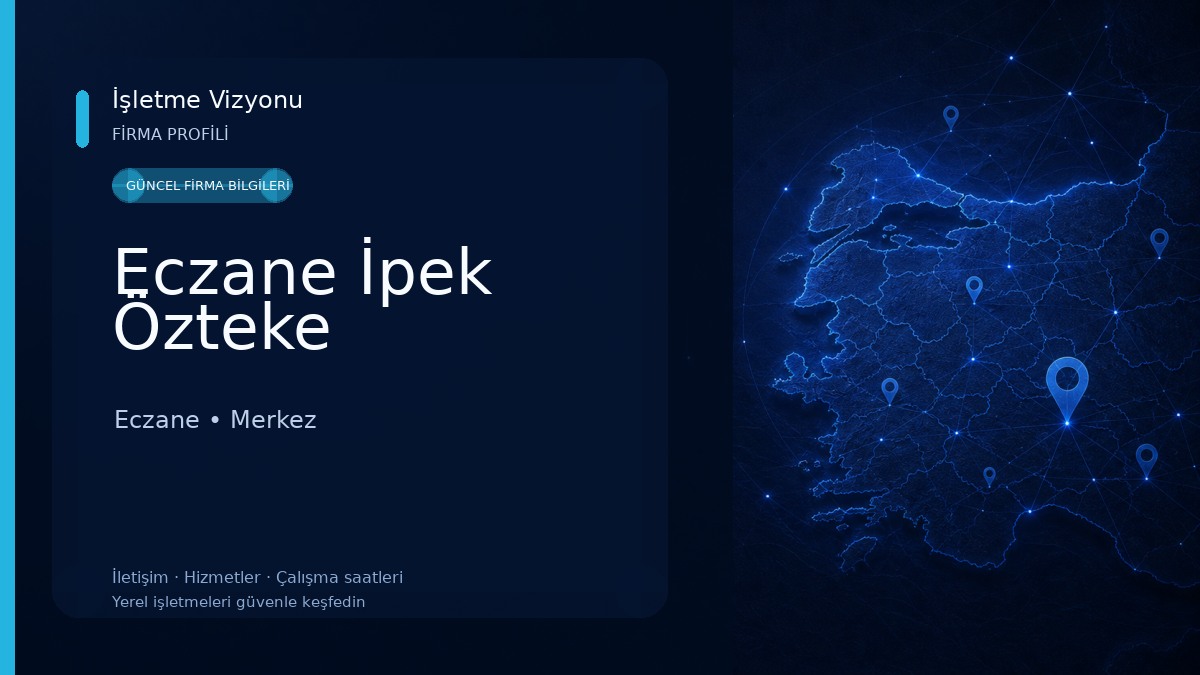 Eczane İpek Özteke Eczane