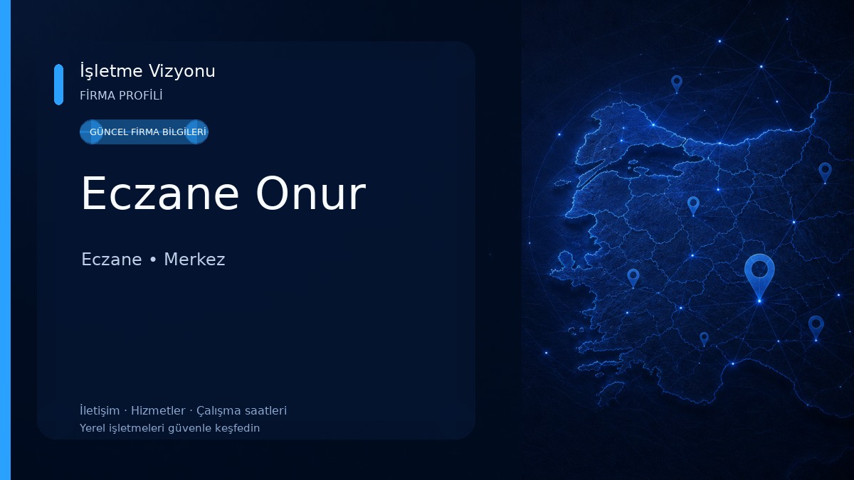 Eczane Onur Eczane