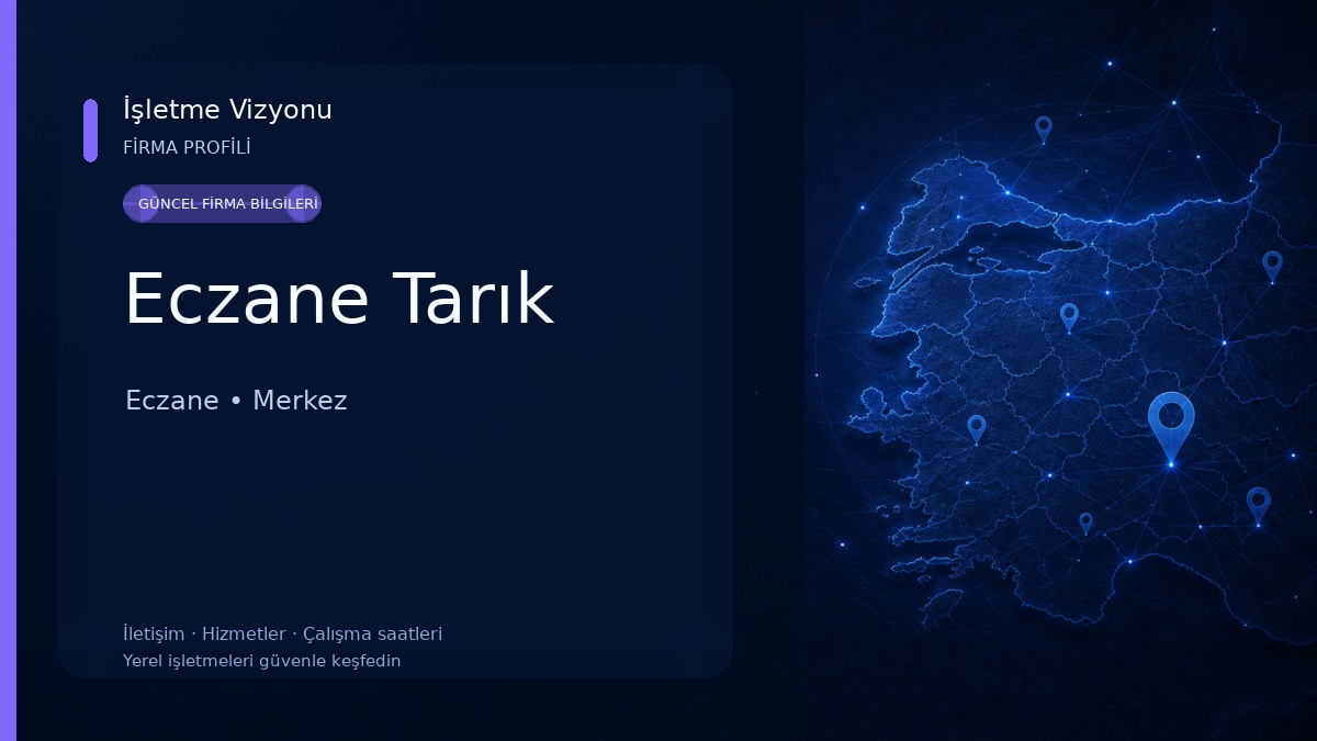 Eczane Tarık