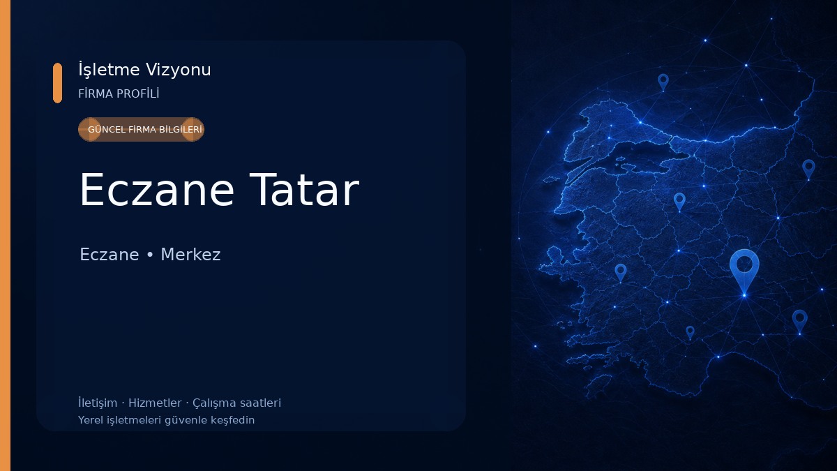 Eczane Tatar Eczane