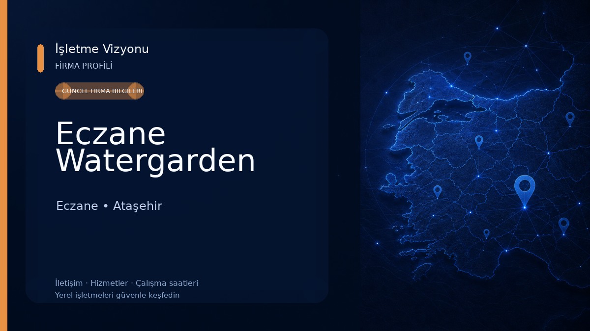 Eczane Watergarden Eczane