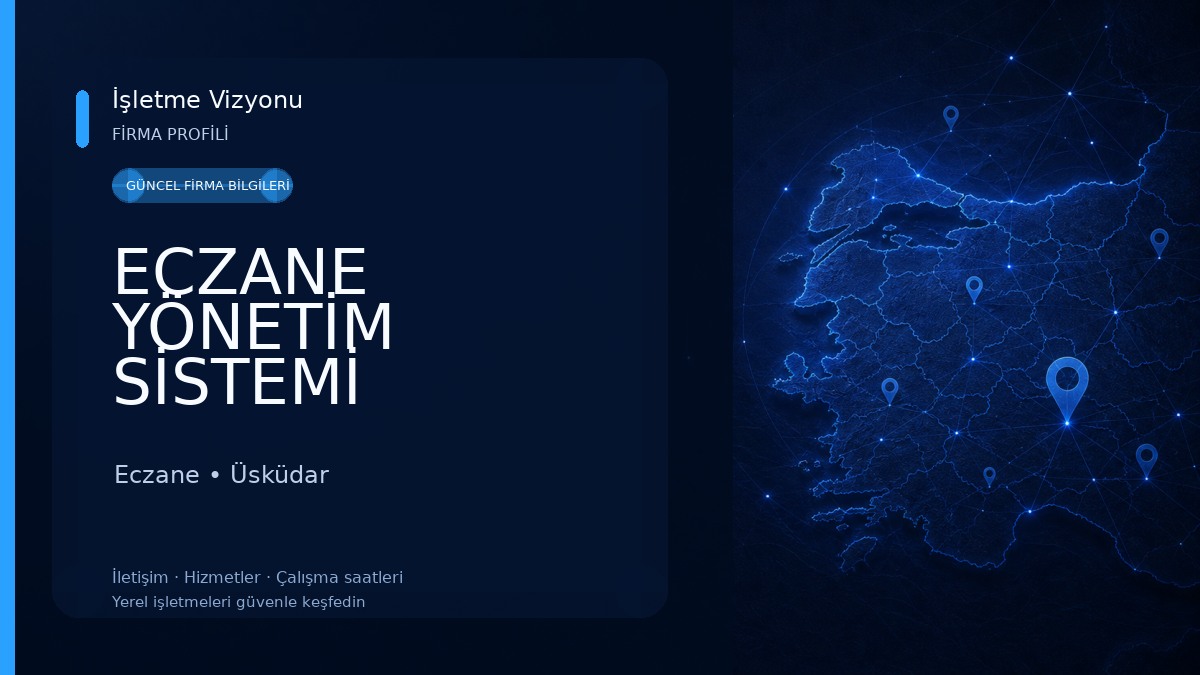 ECZANE YÖNETİM SİSTEMİ Eczane