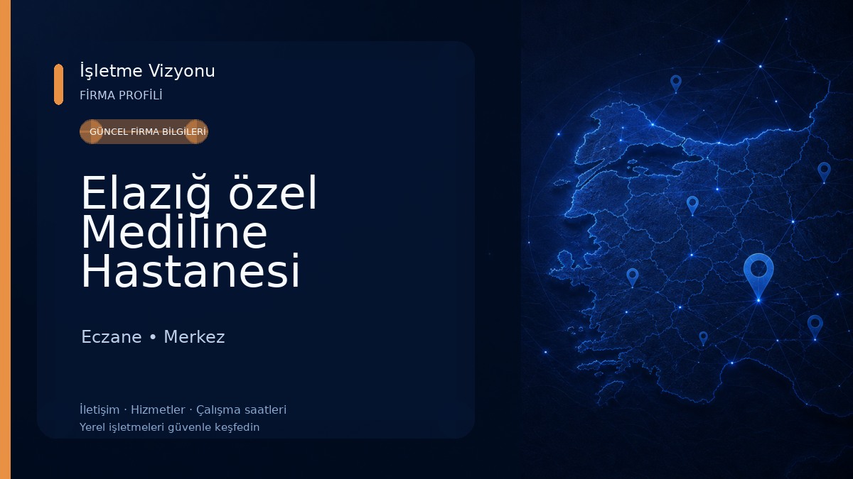 Elazığ özel Mediline Hastanesi
