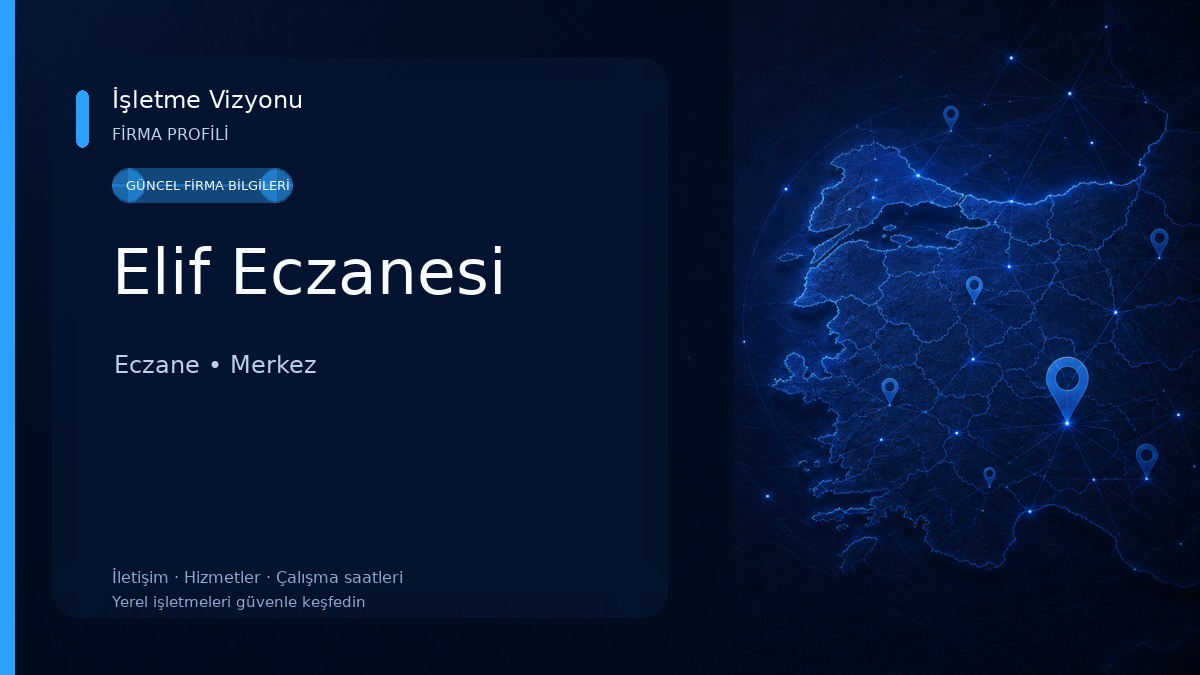 Elif Eczanesi Eczane