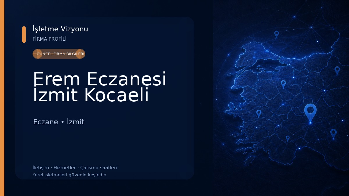 Erem Eczanesi İzmit Kocaeli Eczane