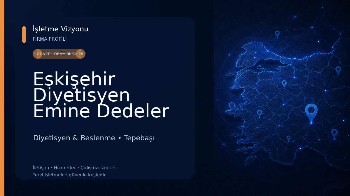 Eskişehir Diyetisyen Emine Dedeler Diyetisyen & Beslenme