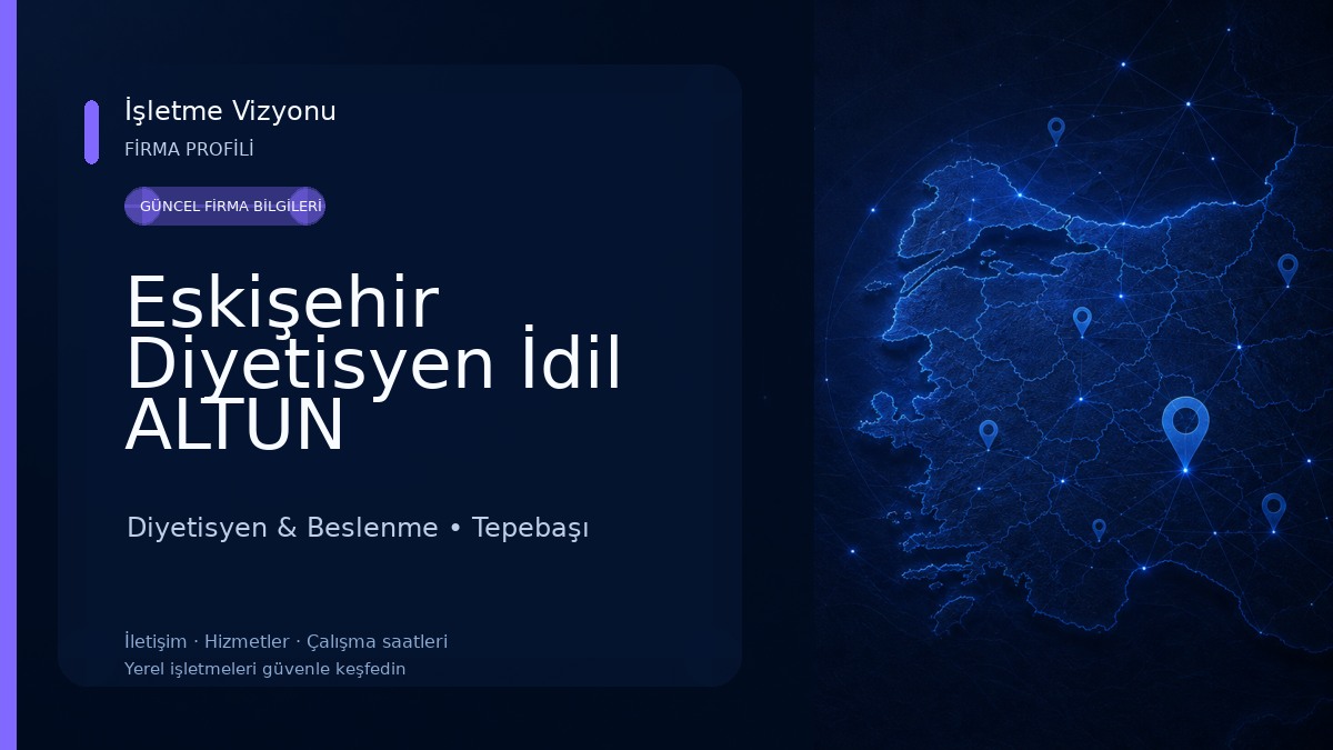 Eskişehir Diyetisyen İdil ALTUN Diyetisyen & Beslenme