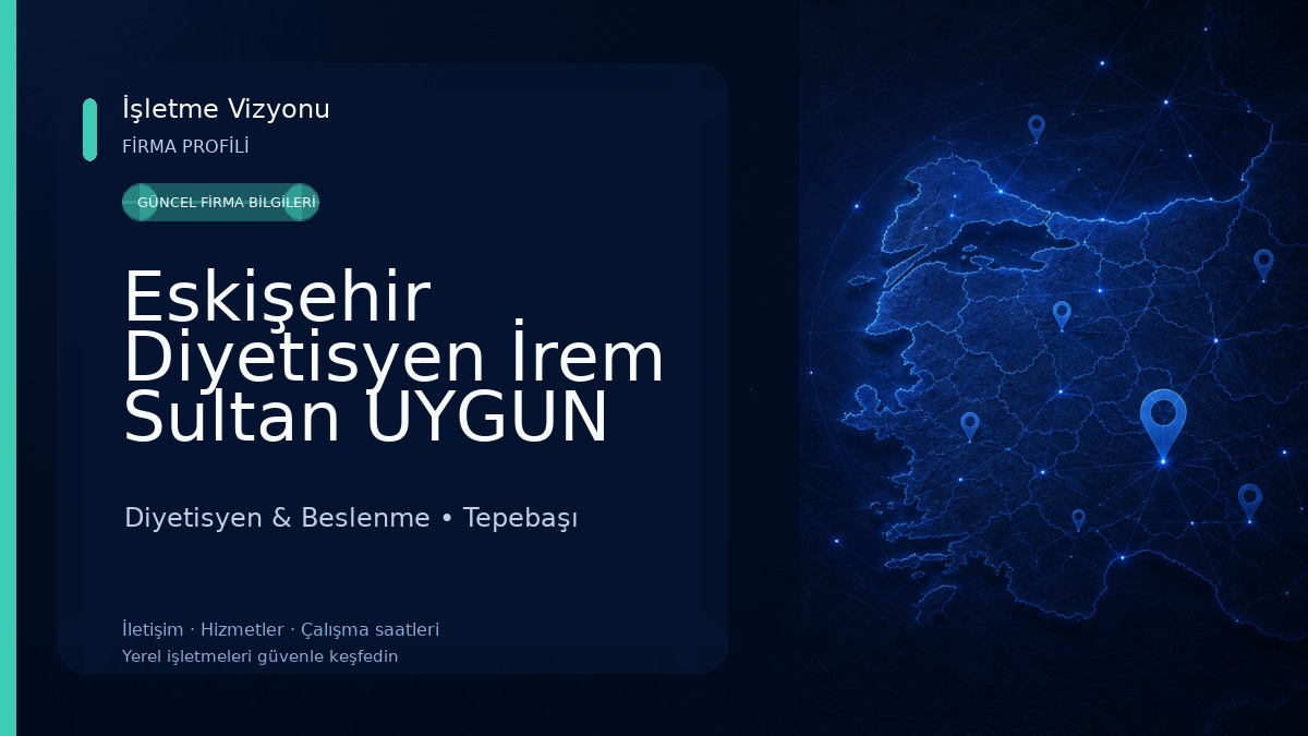 Eskişehir Diyetisyen İrem Sultan UYGUN Diyetisyen & Beslenme