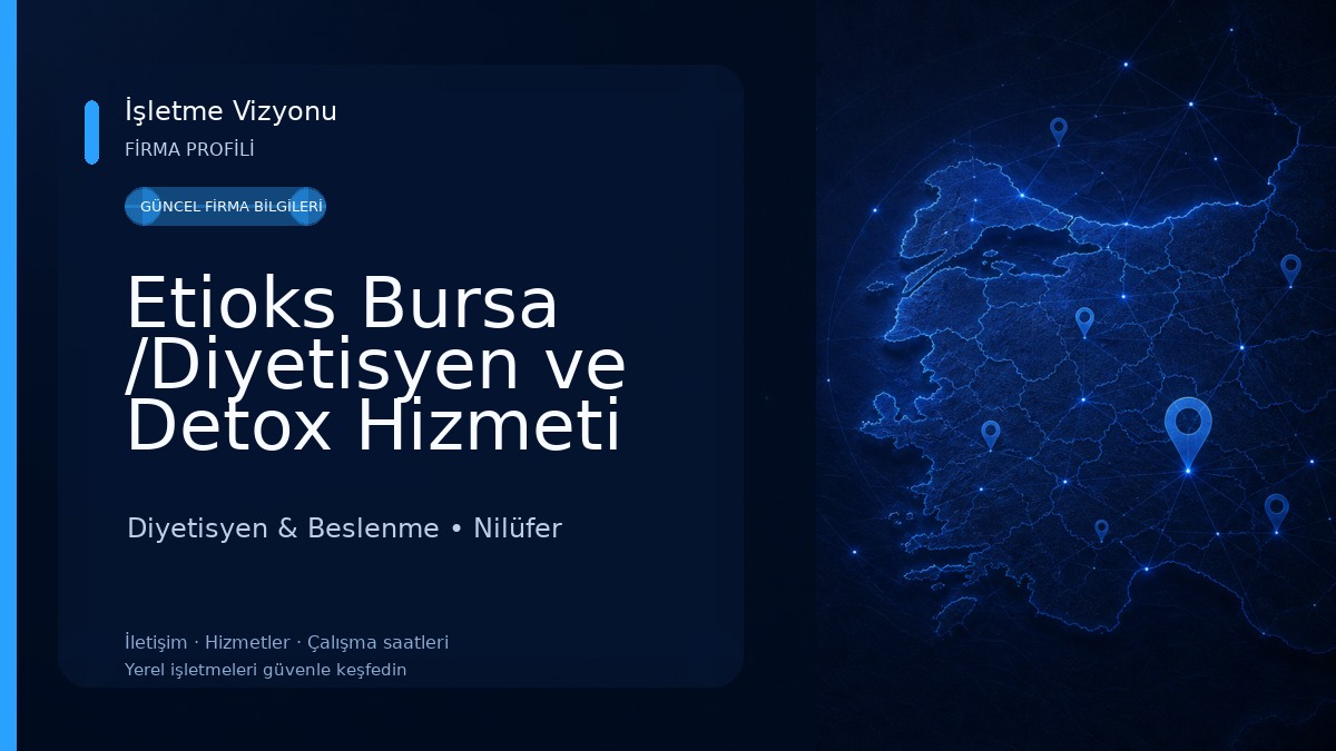 Etioks Bursa /Diyetisyen ve Detox Hizmeti