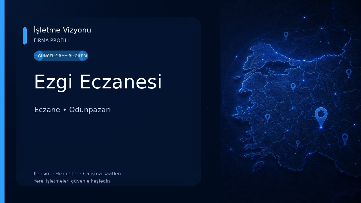 Ezgi Eczanesi