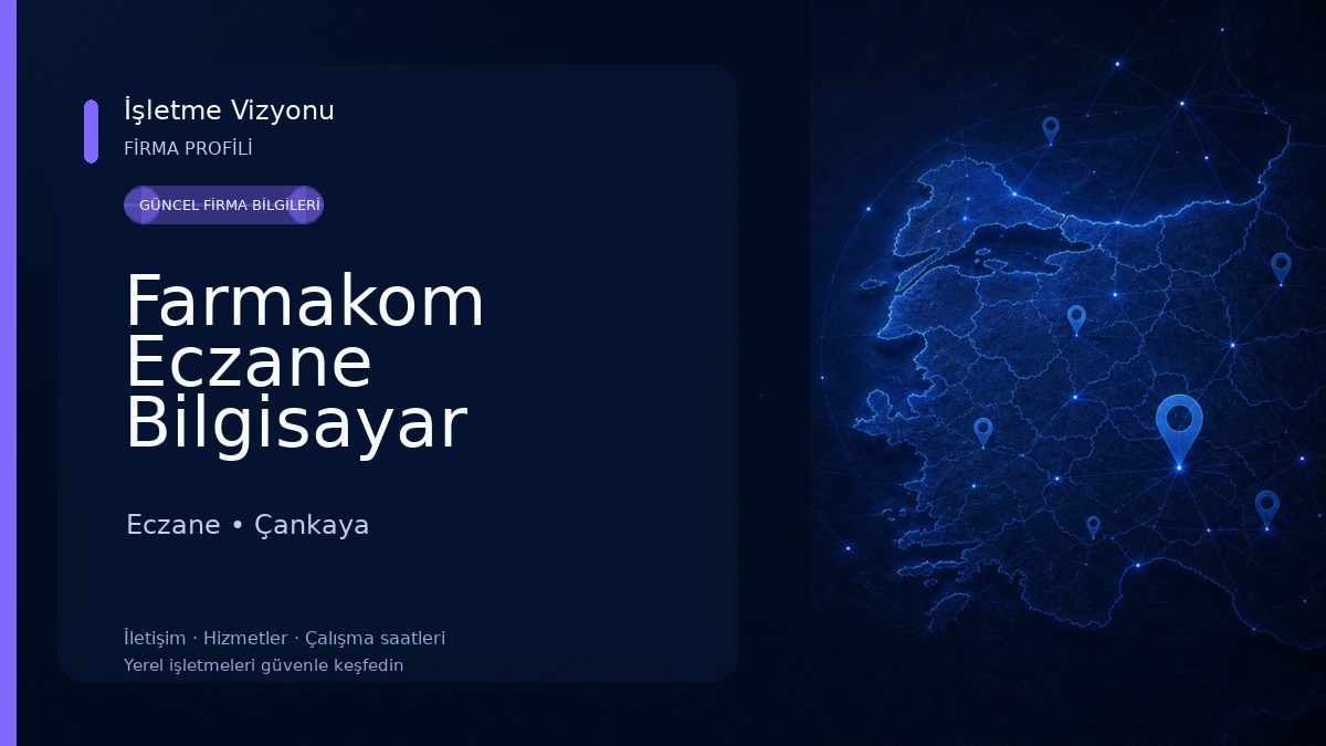 Farmakom Eczane Bilgisayar Hizmetleri San.ve Tic. A.Ş.