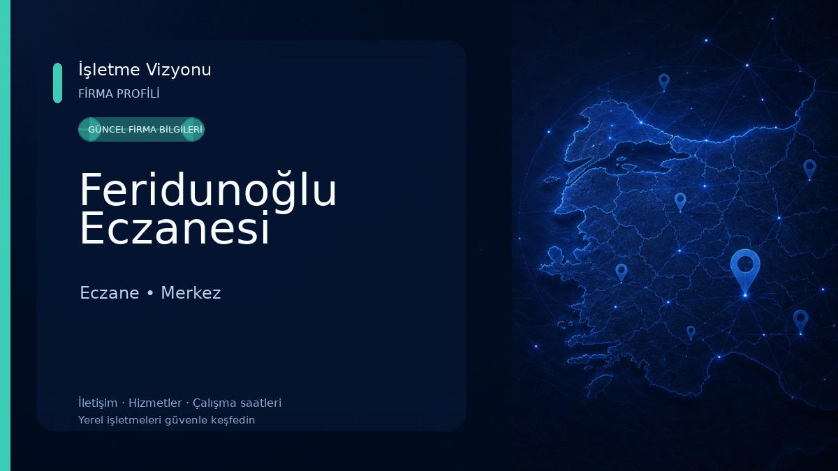Feridunoğlu Eczanesi Eczane