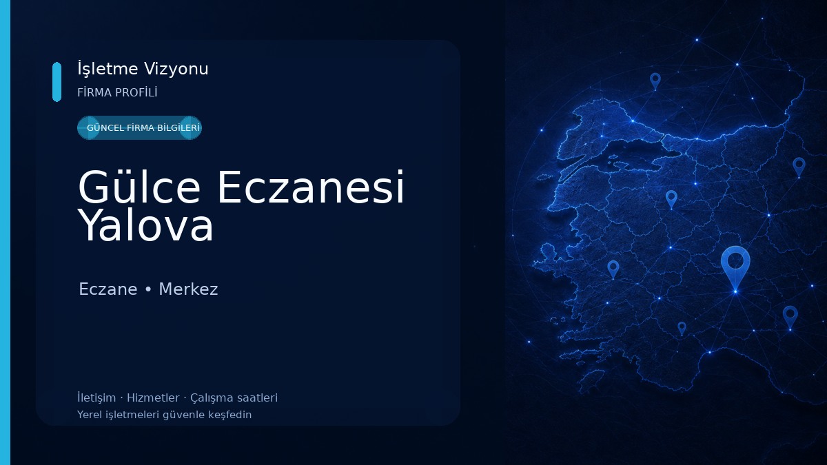 Gülce Eczanesi Yalova Eczane