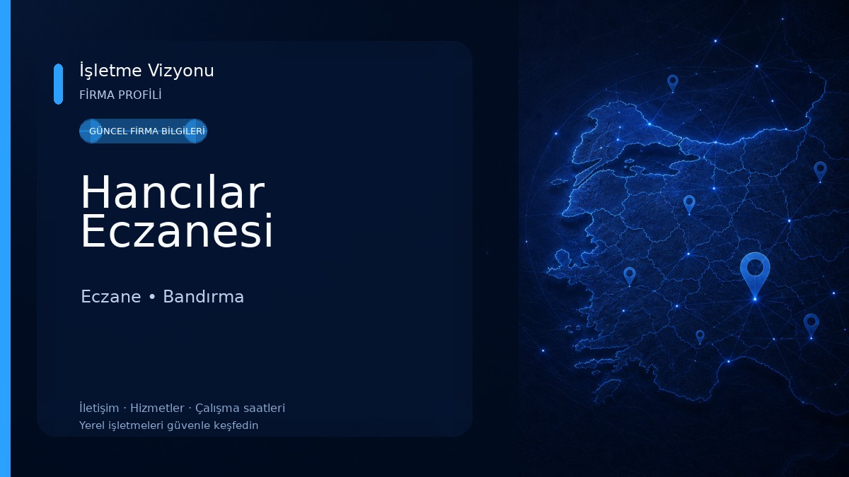 Hancılar Eczanesi Eczane