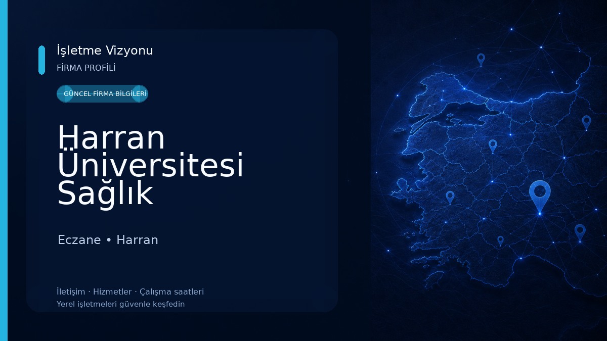 Harran Üniversitesi Sağlık Hizmetleri Meslek Yüksekokulu Eczane