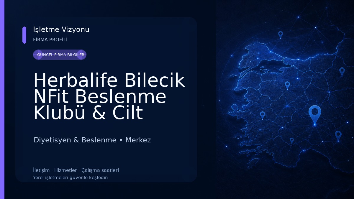 Herbalife Bilecik NFit Beslenme Klubü & Cilt Bakım Merkezi 