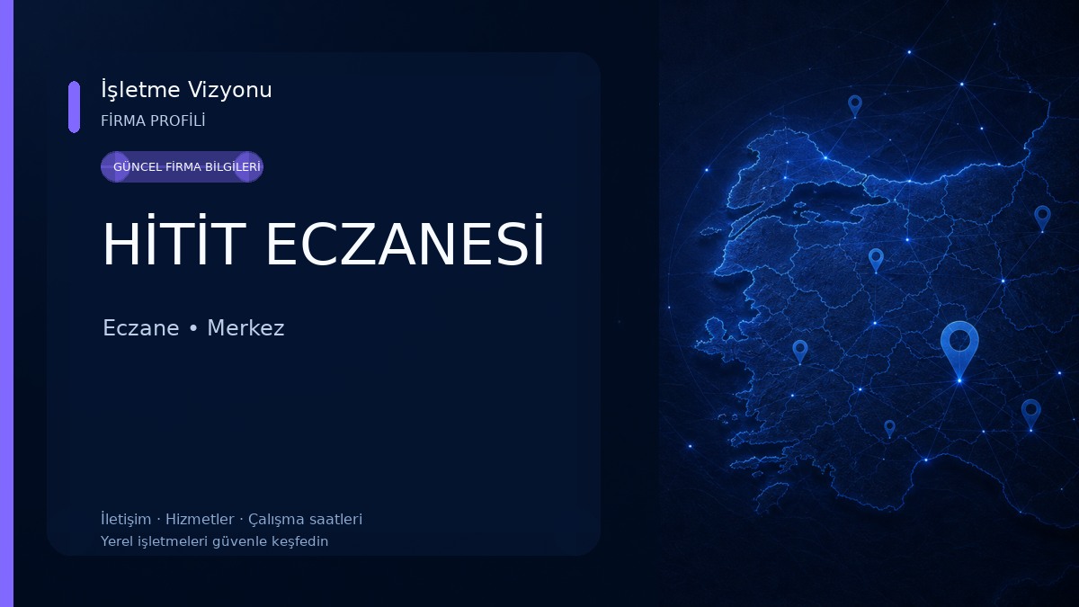 HİTİT ECZANESİ Eczane