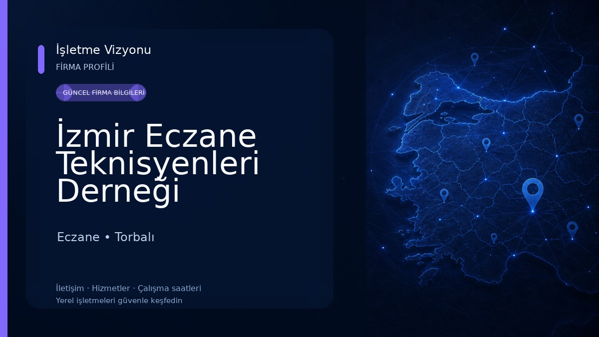 İzmir Eczane Teknisyenleri Derneği Eczane