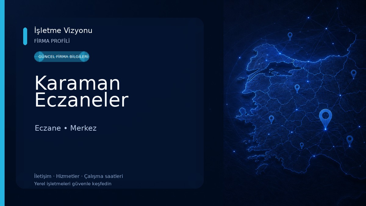 Karaman Eczaneler