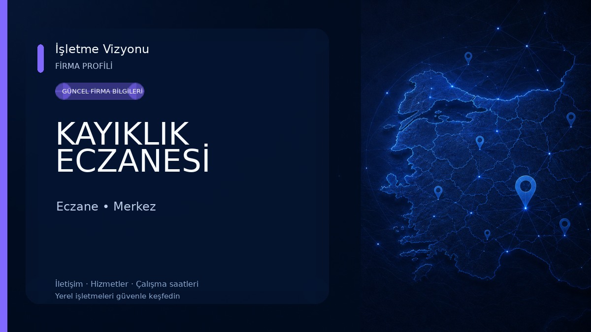 KAYIKLIK ECZANESİ Eczane