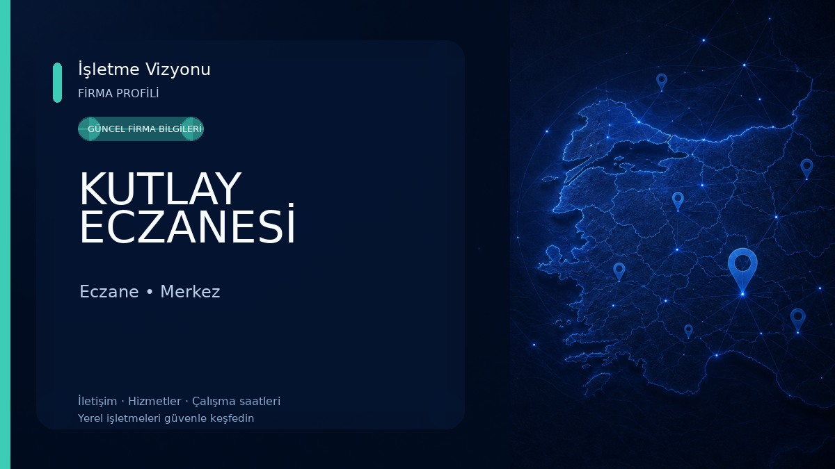 KUTLAY ECZANESİ Eczane