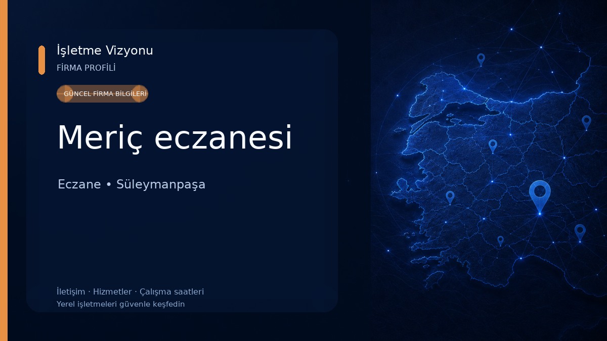 Meriç eczanesi Eczane
