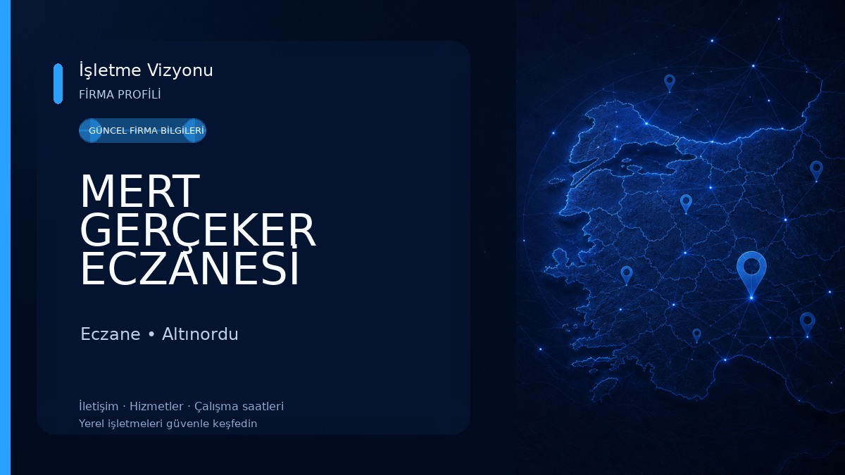 MERT GERÇEKER ECZANESİ