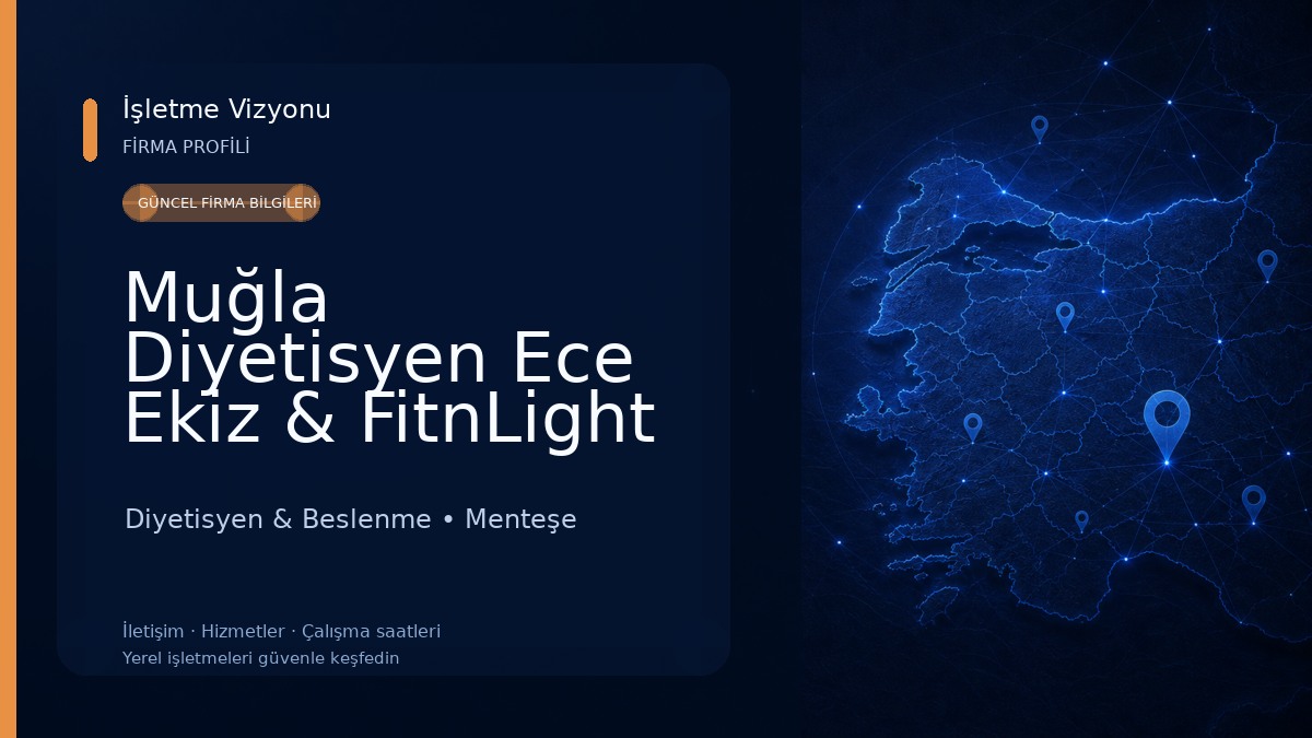 Muğla Diyetisyen Ece Ekiz & FitnLight Sağlıklı Yaşam Merkezi